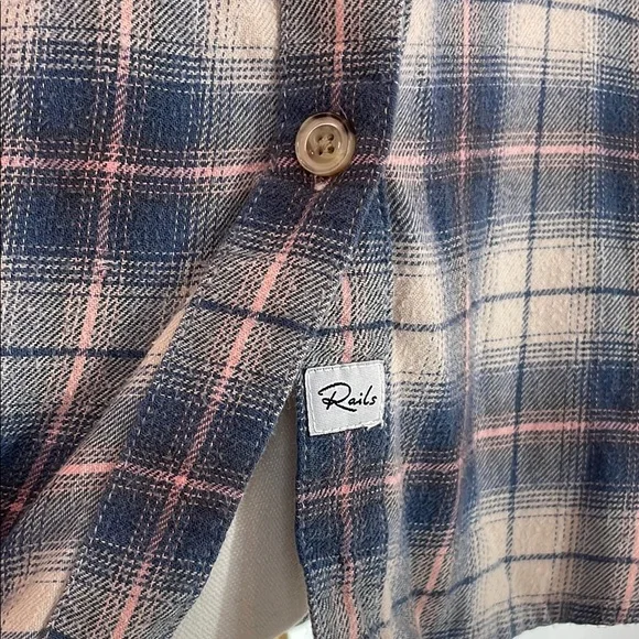 Rails Angelica Plaid Shirt, L - Picture 6 of 12
